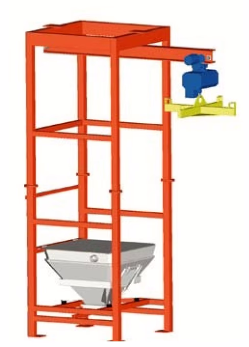 Big Bag Discharger Bagboy One Way Type C – Crane Frame with Chain Hoist & Lifting Yoke
