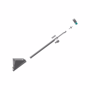 Auger Box Kit UNIK Center Auger 152 mm – Mounted