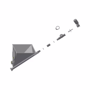 Auger Box Kit UNIK Side Maflex 75 – Mounted