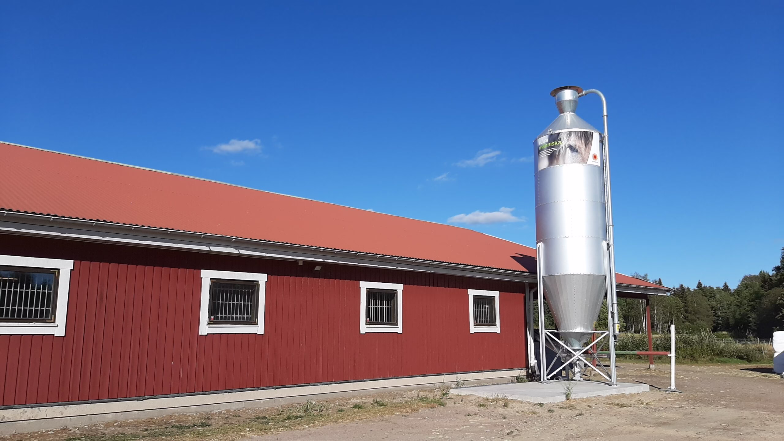 Company Branding on Silo Panels