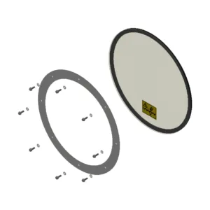 Inspection hatch for auger box