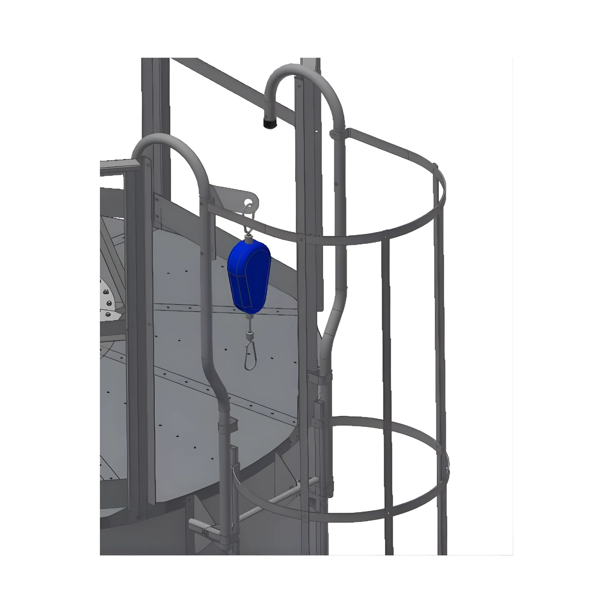 Cable System for Ladder Fall Protection