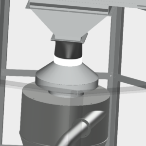 Through-Filler via Cyclone