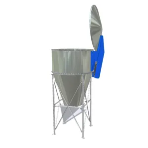 Asphalt silo SBLA with lid, 6 m³