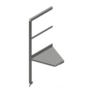 Platform with guardrail, add-on module for 8241