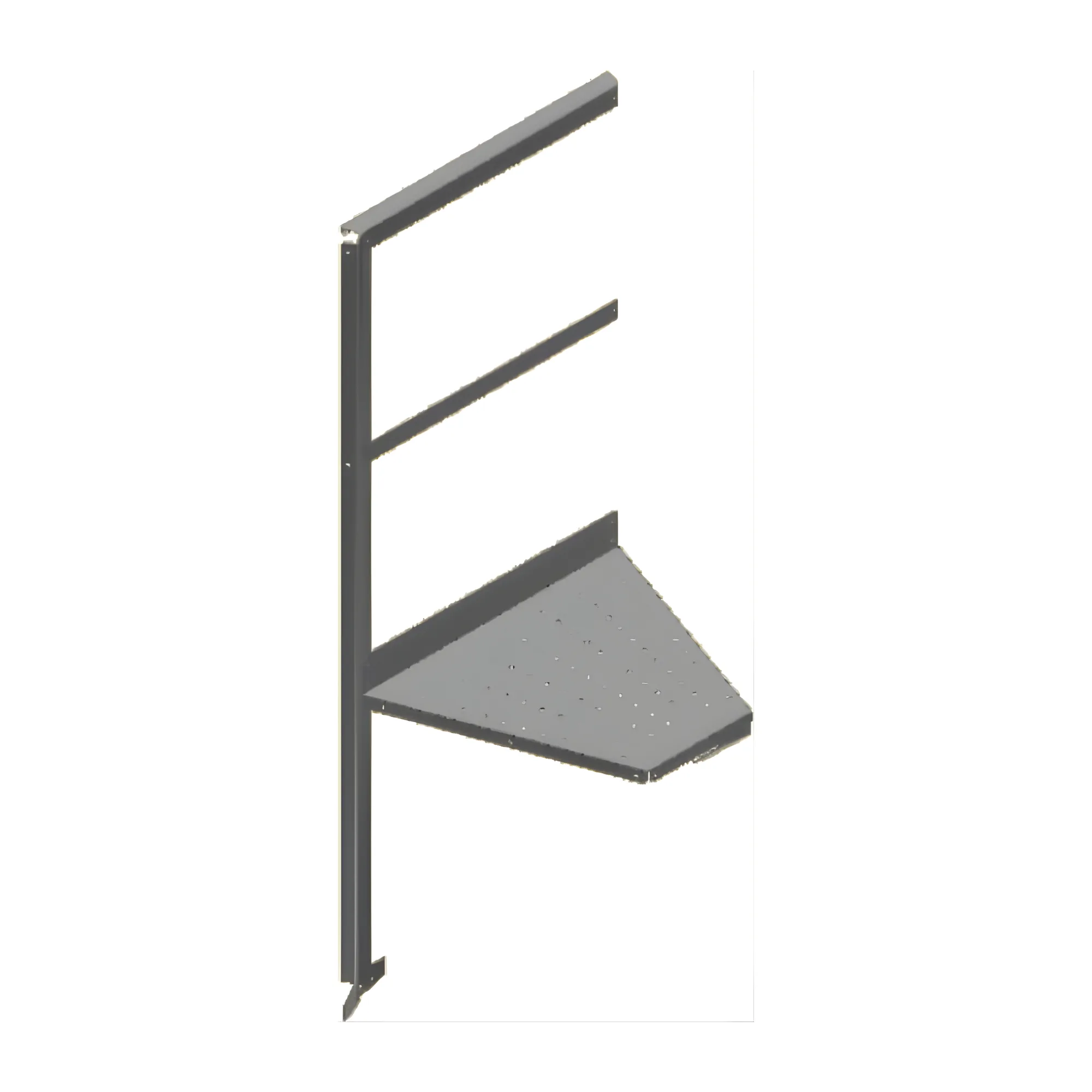 Platform with guardrail, add-on module for 8241