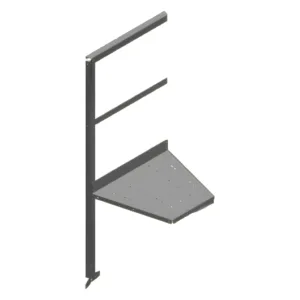 Platform with Guardrail, Add-on Module for 8243