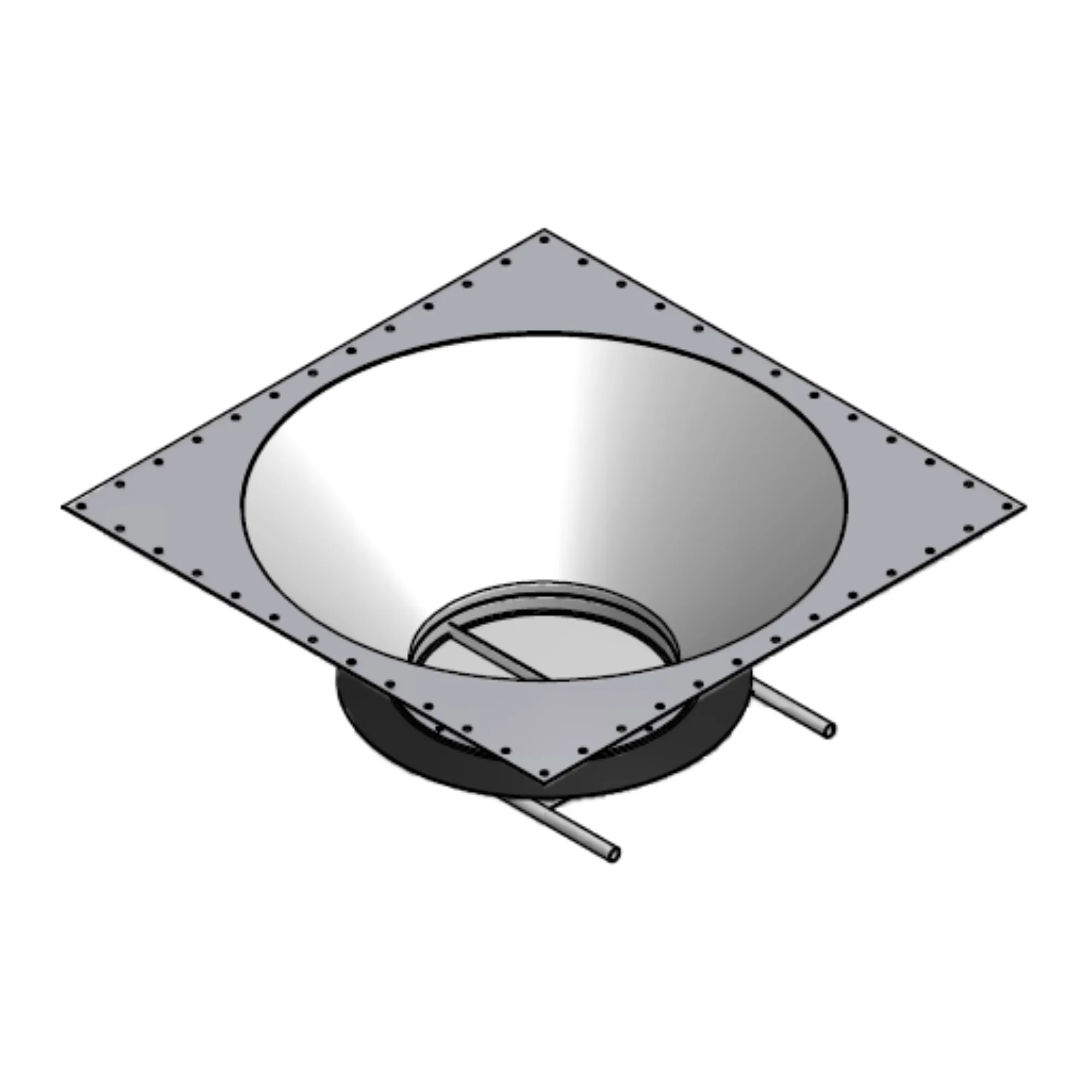 Transition cone with manual slide for UNS/UN